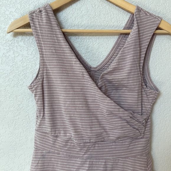 Patagonia Porch Song Dress Striped Purple size Medium - Picture 6 of 12